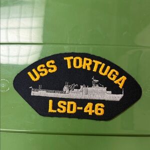USS Tortuga embroidered naval Patch